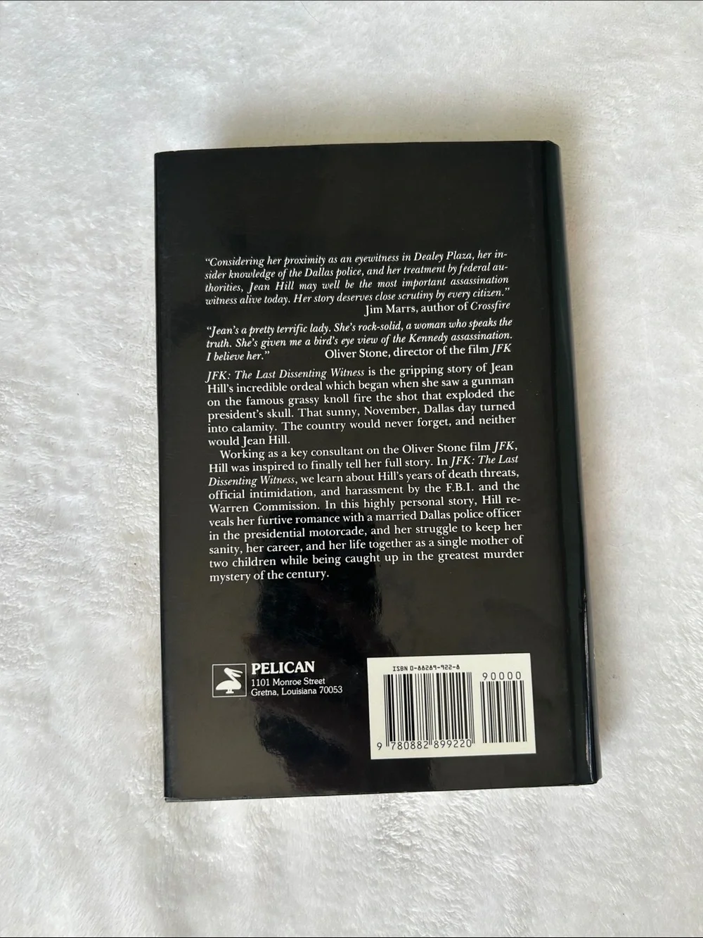 JFK The Last Dissenting Witness -Hardcover